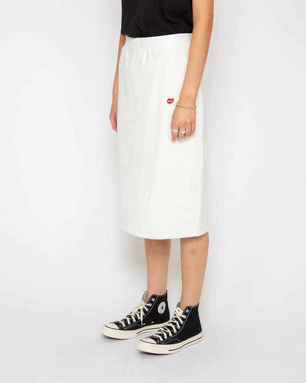 Monique Jersey Skirt - Vintage White