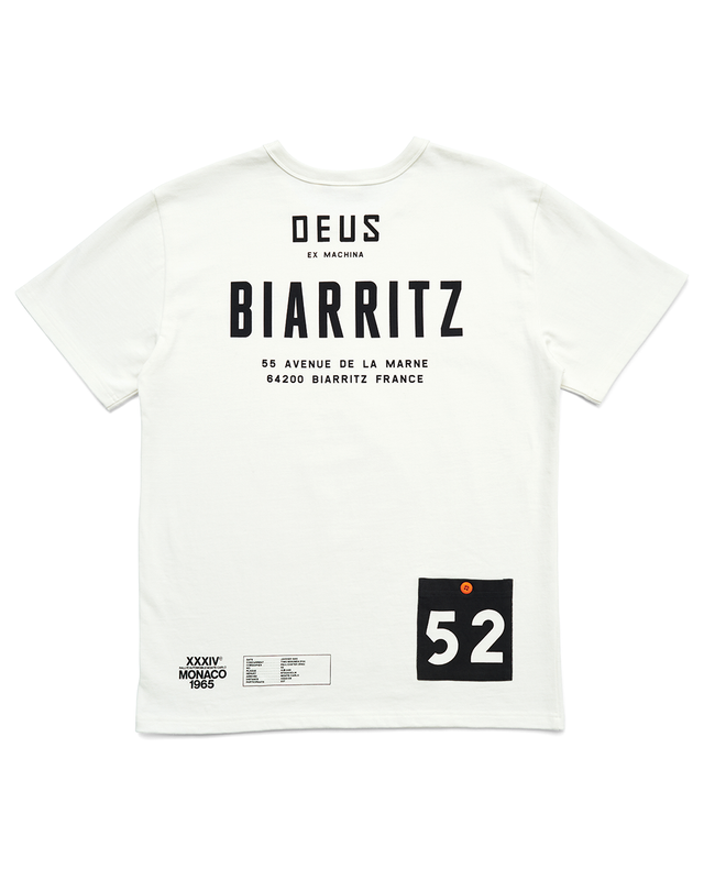 MW Biarritz Address Tee - Vintage White