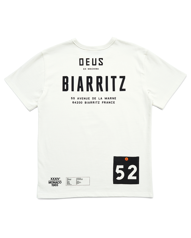 Biarritz Address Tee - Vintage White