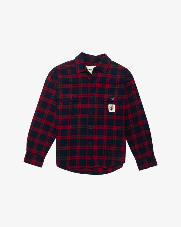 Flannel Check Shirt - Red Check