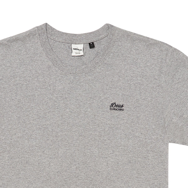 Standard Embroidered Tee - Grey Marle